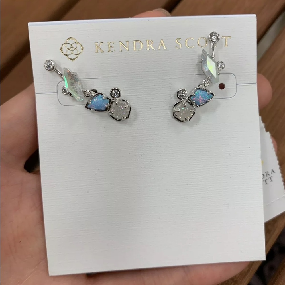 Kendra Scott troian ear climbers worn only a few times.  Excellent condition